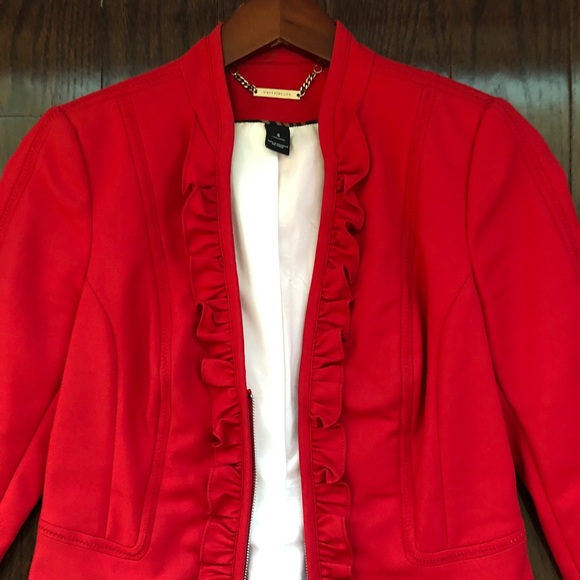 White|Black Red Jacket Size 4 - Picture 3 of 8